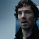 Benedict Cumberbatch as a shaggy Sherlock Holmes.